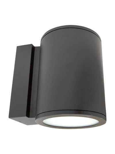 Westgate Mfg Wall Cylinder Up/Down Light, 40W, CCT Selectable, 0-10V Dimmable, IP65, Black, WMC8-UDL-MCT-BK-D