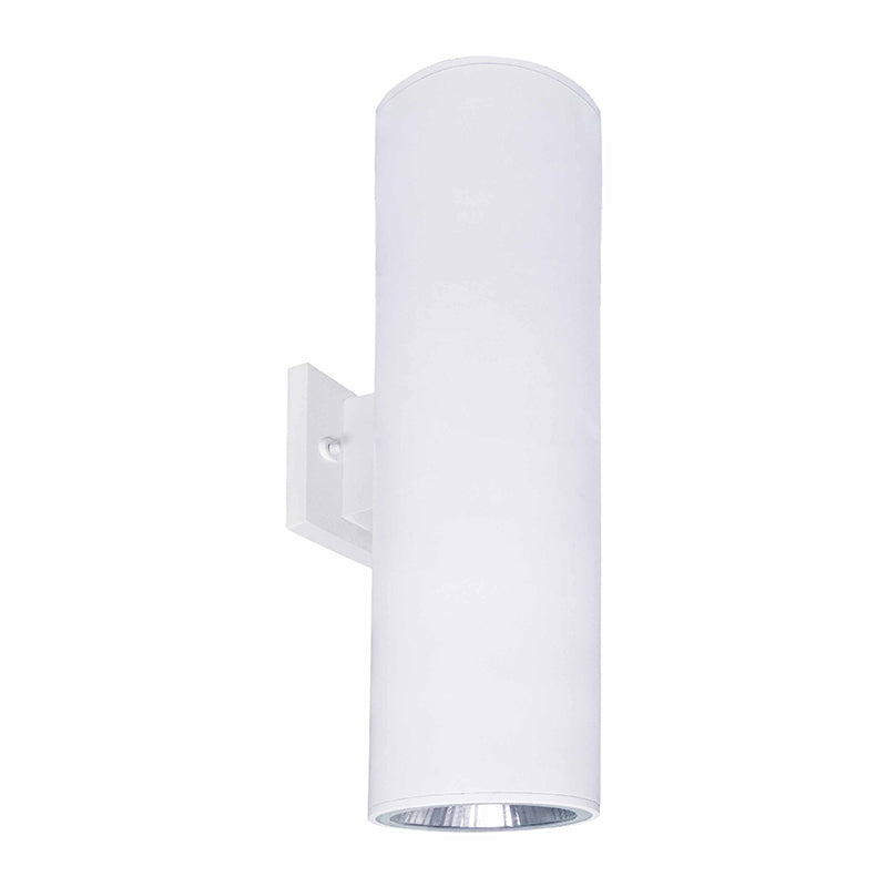 Westgate Mfg Wall Cylinder Up/Down Light, 40W, CCT Selectable, IP44, White, WMCL-UDL-MCT-WH