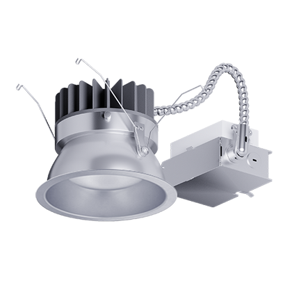 Elite Lighting HHJ8-LED Retrofit Downlight, 8 In., CRI90+, CCT Selectable, 0-10V Dimming, Emergency, HHJ8-LED-1500L