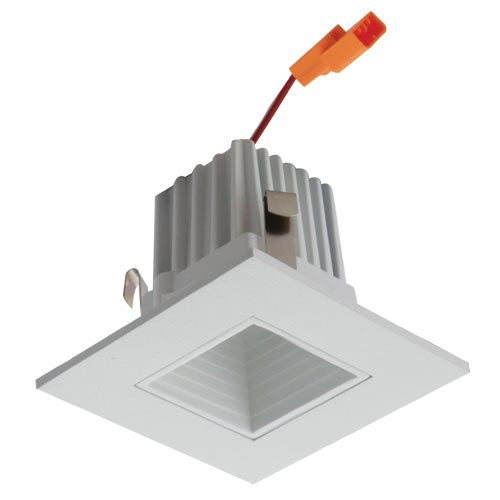 Elco Lighting 2" Square LED Baffle Trim, 11W, 2700K, 1000 lm, White, E215C0627W