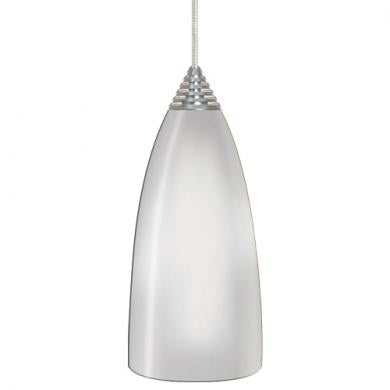 Elco Lighting Bale LED Glass Pendant, 5W, 3000K, Frost, EDL60N-FR