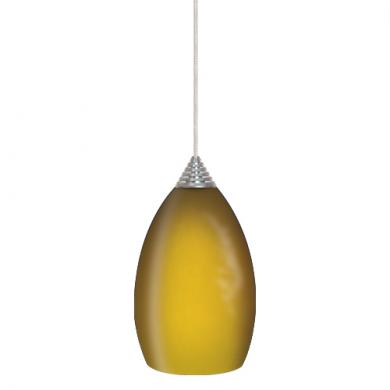 Elco Lighting LED Becket Glass Pendant, 5W, 3000K, Autumn, EDL62N-AU