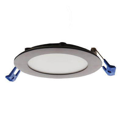 Elco Lighting 6" Ultra Slim Round Panel Light, 12W, 4000K, CRI90, Triac/ELV, Bronze, ERT61140BZ