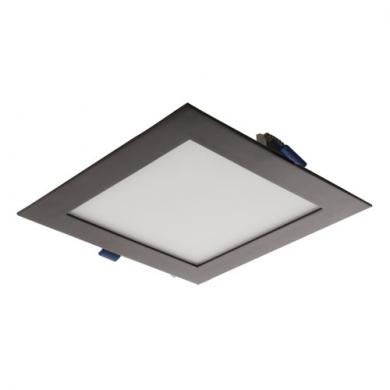 Elco Lighting 4" Square LED Panel Light, 9W, 4000K, Triac/ELV, Bronze, ERT44140BZ