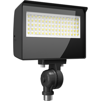 RAB Lighting X22 LED Flood Light, 35 | 30 | 25 | 20W, CCT Selectable, Knuckle + Yoke Mount, Photocell, 120-277V, Bronze, X22-35