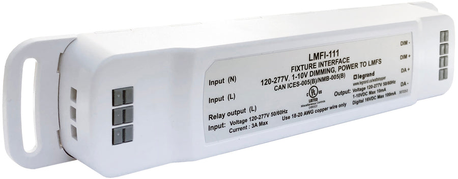 FIXTURE INTERFACE, 120-277V, 0 -10V OUTPUT, POWER TO LMFS