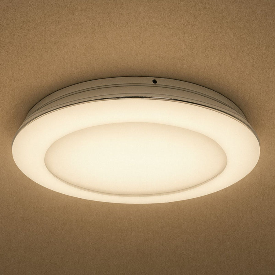 Utopia Lighting LRC-3G Round LED Canopy Light, 30/50/68W, 4000K, 0-10V Dimming, 120-277V, White, LRC-3G-SLED-40K-UNV-WH