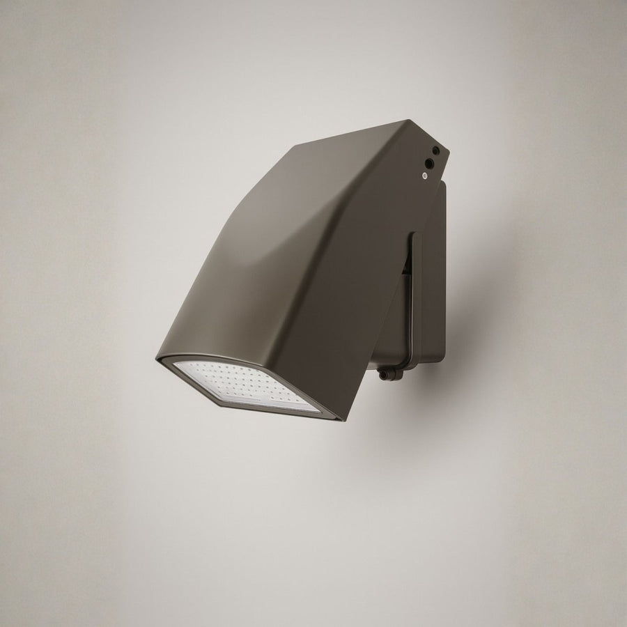 Utopia Lighting LCW-3G LED Mini Wall Pack, 80/64/48/32W, CCT Selectable, 0-10V Dimming, Dark Bronze, LCW-3G-3SH-3T-UNV-DM-BZ