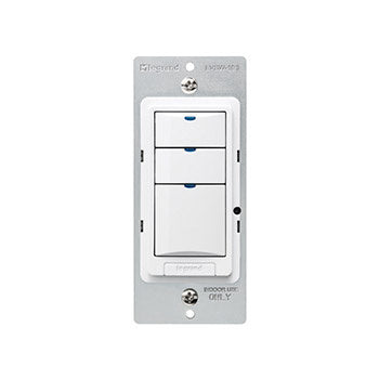 Low Voltage Switch, 8-Button w/LED, Lt. Almond