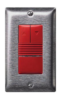 Discontinued Wattstopper 0-10V PIR Wall Switch Occ sensor, 120/277V, Red,