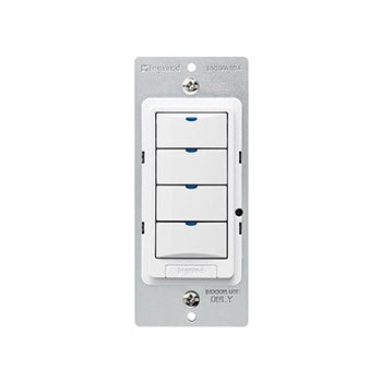 Low Voltage Switch, 8-Button w/LED, Lt. Almond