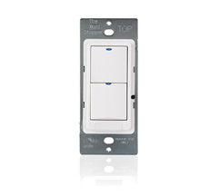 Low Voltage Switch, 4-Button w/LED, Lt. Almond
