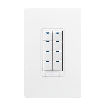 Low Voltage Wall Switch, 1-Button w/LED, Black