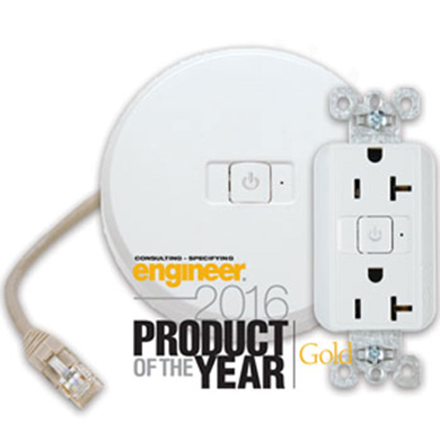 Half Controlled 15-amp Receptacle, White