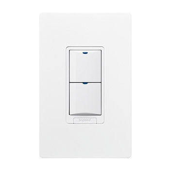 Low Voltage Switch, 8-Button w/LED, Lt. Almond