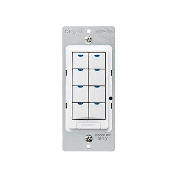 Low Voltage Switch, 4-Button w/LED, Lt. Almond