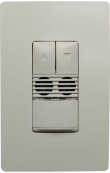 0-10V DUAL TECH. WALL SWITCH OCC. SENSOR, 347V, WHITE