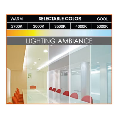 Envision LED 4, 6, 8, 10" 30W Module, ARCY-Line, 5CCT Selectable 27K/30K/35K/40K/50K, White, LED-CADM-3M30-5CCT-UNV