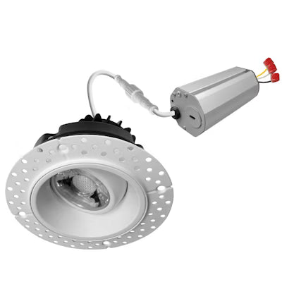 Envision LED 2" Gimbal Round Downlight, Trimless-Line, 5CCT Selecatable 27K/30K/35K/40K/50K, White, LED-DLJBX-TML-GMB-2R-8W-5CCT-WH