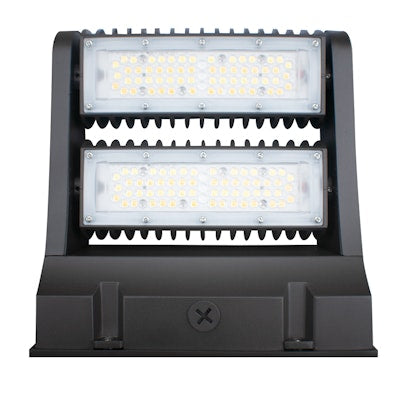 Envision LED Rotating Wall Pack, R-Line, 3CCT Selectable 30k/40k/50k, Bronze, LED-WPROT2-60WD-TRI-BZ