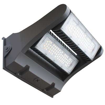 Envision LED Rotating Wall Pack, R-Line, 3CCT Selectable 30k/40k/50k, Bronze, LED-WPROT2-60WD-TRI-BZ
