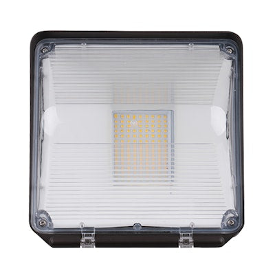 Envision LED Wall Pack, S-Line, 3CCT Selectable 30k/40k/50k, Bronze, LED-WPS-29W-TRI-BZ-PC