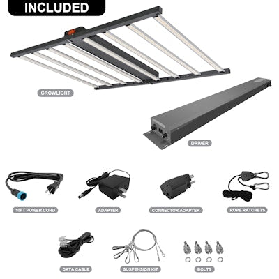 Envision LED Grow Light High Bay: Qube-Line, QB-FSG-8B-7T960W