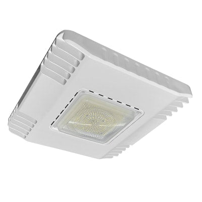 Envision LED Large Square Canopy, Slim-Line, 2CCT Selectable 4000k/5000k, White, LED-CP2-WH-150W-40/50K