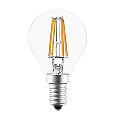 Envision LED Filament G16.5 Globe E12 Base, 1CCT Selectable 2700K, Clear, LED-FLM-G16.5C-4W-27K