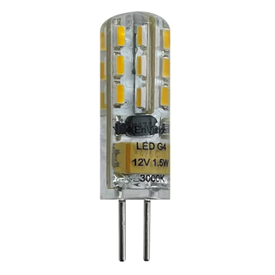 Envision LED T3 (G4) Silicone IP67, Lux-Line, 1CCT Selectable 30K, Clear, LED-G4WP-1.5W-WW