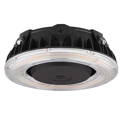 Envision LED Round Canopy Light, Slim-Line, 3CCT Selectable 30k/40k/50k, Bronze, LED-RCP-5P55W-TRI-BZ