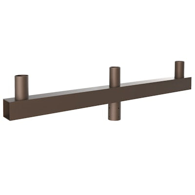 Envision LED Tenon, Square Bullhorn 3-Head Adapter, Bronze, TN-BH-SQ-180-3S