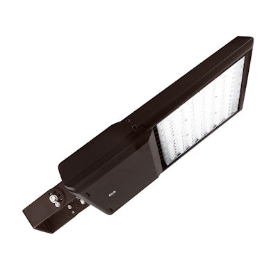 Envision LED Area Light TRI: Bolt-Line w/ Trunnion, LED-ARL2-3P100W-TRI-BZ-TR-UNV
