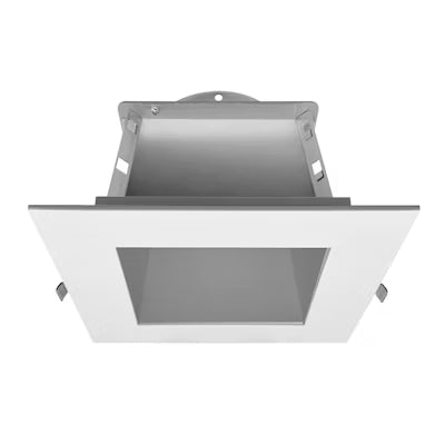 Envision LED 8" CADM, Clear-Specular Haze Reflector Square Trim, White, CADM-8-CSH-SQ