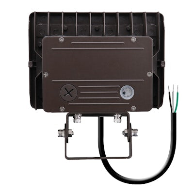 Envision LED Mini Area Flood Lights, M-Line, 3CCT Selectable 30k/40k/50k, Bronze, LED-ARL-2P50-TRI-BZ-TR-PC