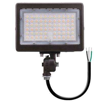Envision LED Mini Area Flood Lights, M-Line, 3CCT Selectable 30k/40k/50k, Bronze, LED-ARL-3P80-TRI-BZ-KN-PC
