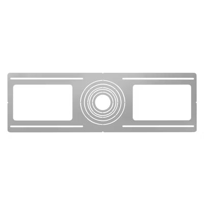 Envision LED Universal Construction Plate, 2" 3" 3.5" 4" 5" 6" Canless Downlights, CUNV-JBX-RI-XL