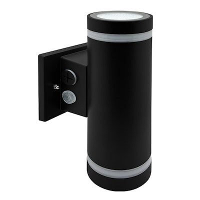 Envision LED 3" Edge-Lit Cylinder Up/Down Light, M-Line, 3CCT Selectable 30k/40k/50k, Black , LED-CYE-UD-3-3P30-TRI-BL-PC