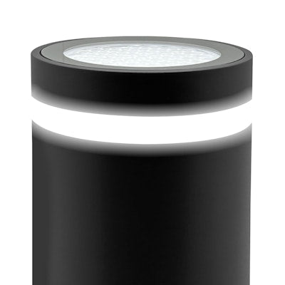 Envision LED 3" Edge-Lit Cylinder Up/Down Light, M-Line, 3CCT Selectable 30k/40k/50k, Black , LED-CYE-UD-3-3P30-TRI-BL-PC