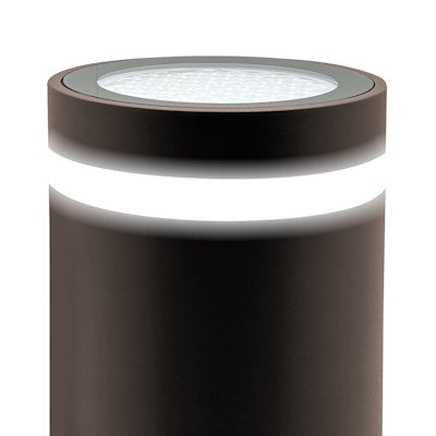 Envision LED 3" Edge-Lit Cylinder Up/Down Light, M-Line,  3CCT Selectable 30k/40k/50k, Bronze, LED-CYE-UD-3-3P30-TRI-BZ-PC