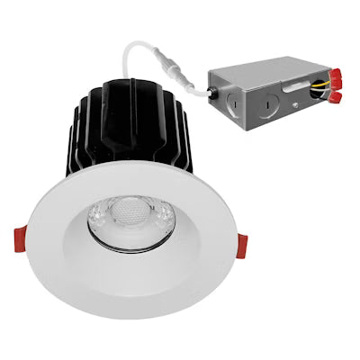 Envision LED 3" Regressed Downlight 5CCT,  5CCT Selectable 27K/30K/35K/40K/50K, White, LED-DLJBX-3RG-15W-5CCT-WH-R