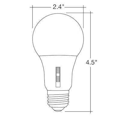 Envision LED A21 100W Equivalent, Frosted, LED-A21-15W-5CCT