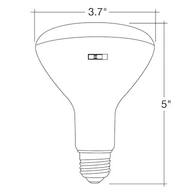 Envision LED, PAR30 75W Equivalent,  5CCT Selectable 27K/30K/35K/40K/50K, Frosted, LED-BR30-8.5W-5CCT