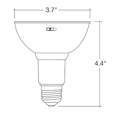 Envision LED, PAR30 75W Equivalent,  5CCT Selectable 27K/30K/35K/40K/50K, Frosted, LED-P30-10W-5CCT