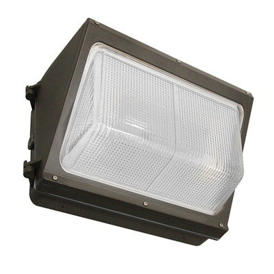 Envision LED Regular Wall Pack, Full-Line, 3CCT Selectable 30k/40k/50k, Bronze, LED-WPF-5P60-TRI-BL-PC