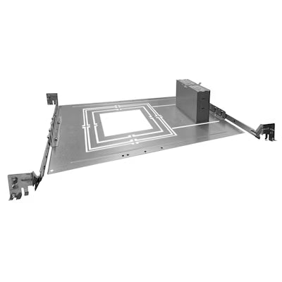 Envision LED Universal Mounting Plate, Silver, CUNV-NC-SQI-J-JBX