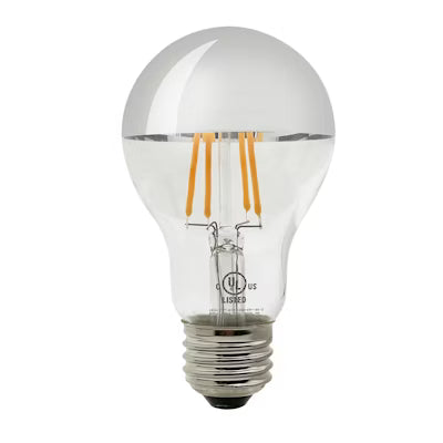 Envision LED Filament A19 Half Mirror, LED-FLM-A19-HM-4W-18K