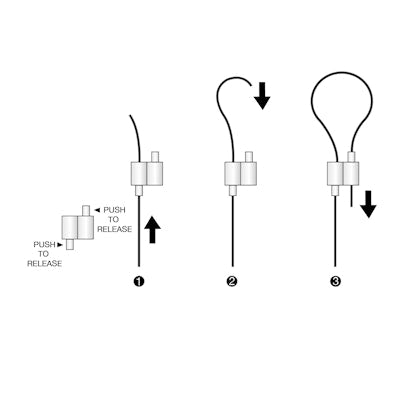 Envision LED Suspension Kit, Adjustable Length, SK-20FT-Y-LC-PD