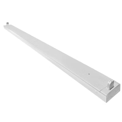Envision LED 4 ' T8 1 or 2-Lamp Strip fixture (Double Sided Connection), White, T8-4FT-2/1L-STRIP