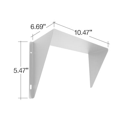 Envision LED ARL3 OPT House Side Shield, White, ARL3-OPT-L-HSS-WH